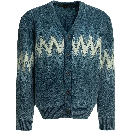 "Indigo Yarn" Cardigan