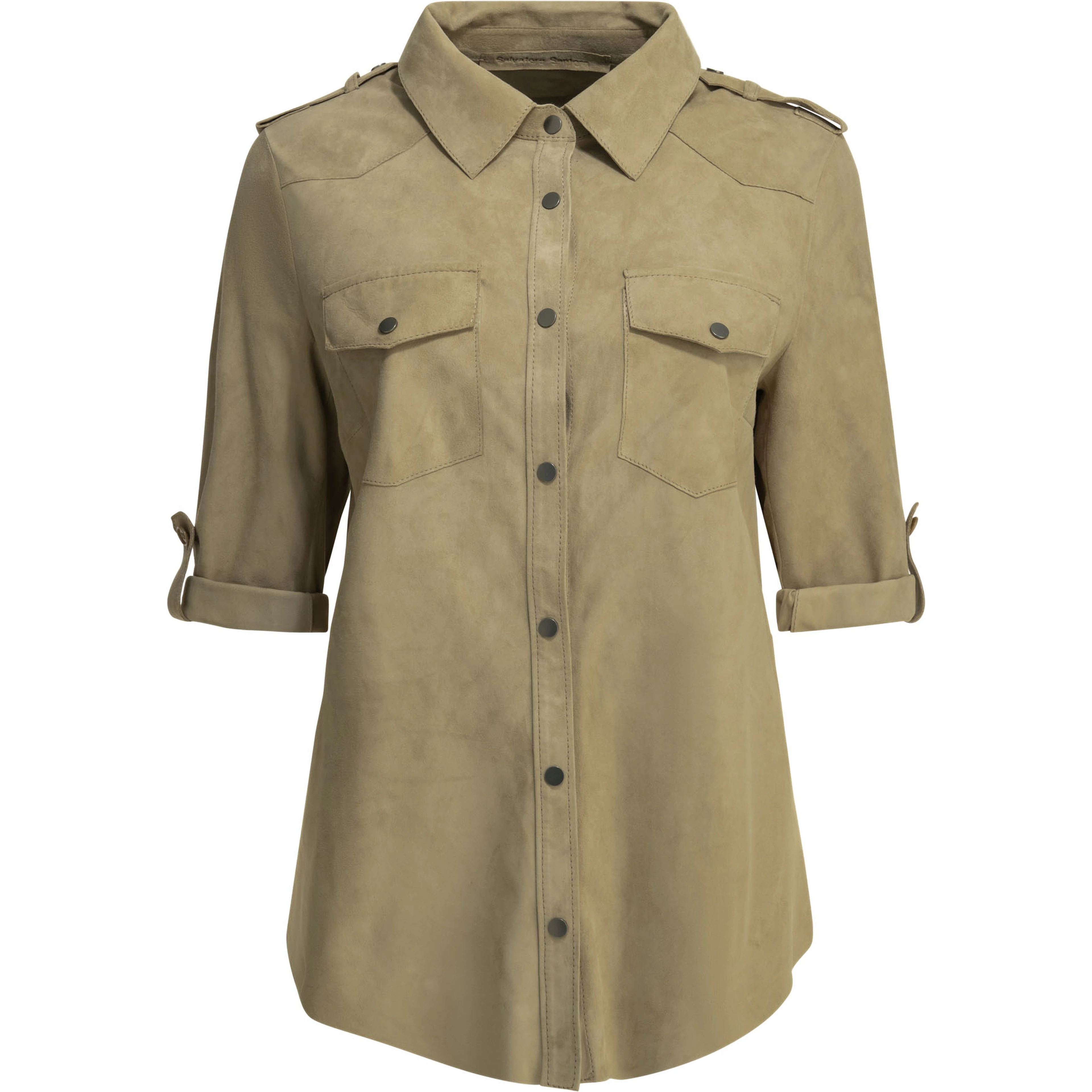 Casual suede shirt