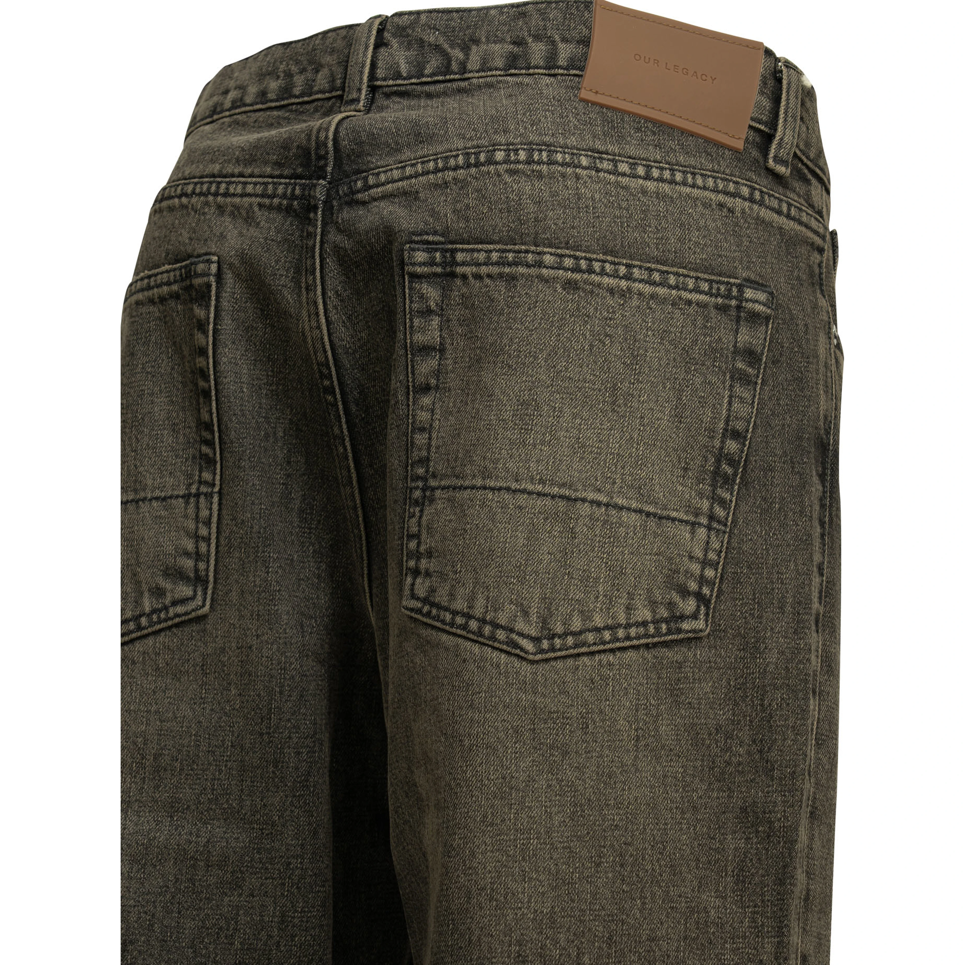 "Third Cut" straight leg jeans