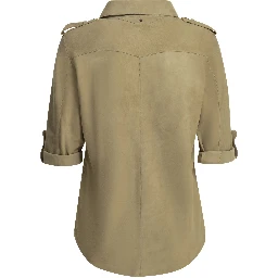 Casual suede shirt