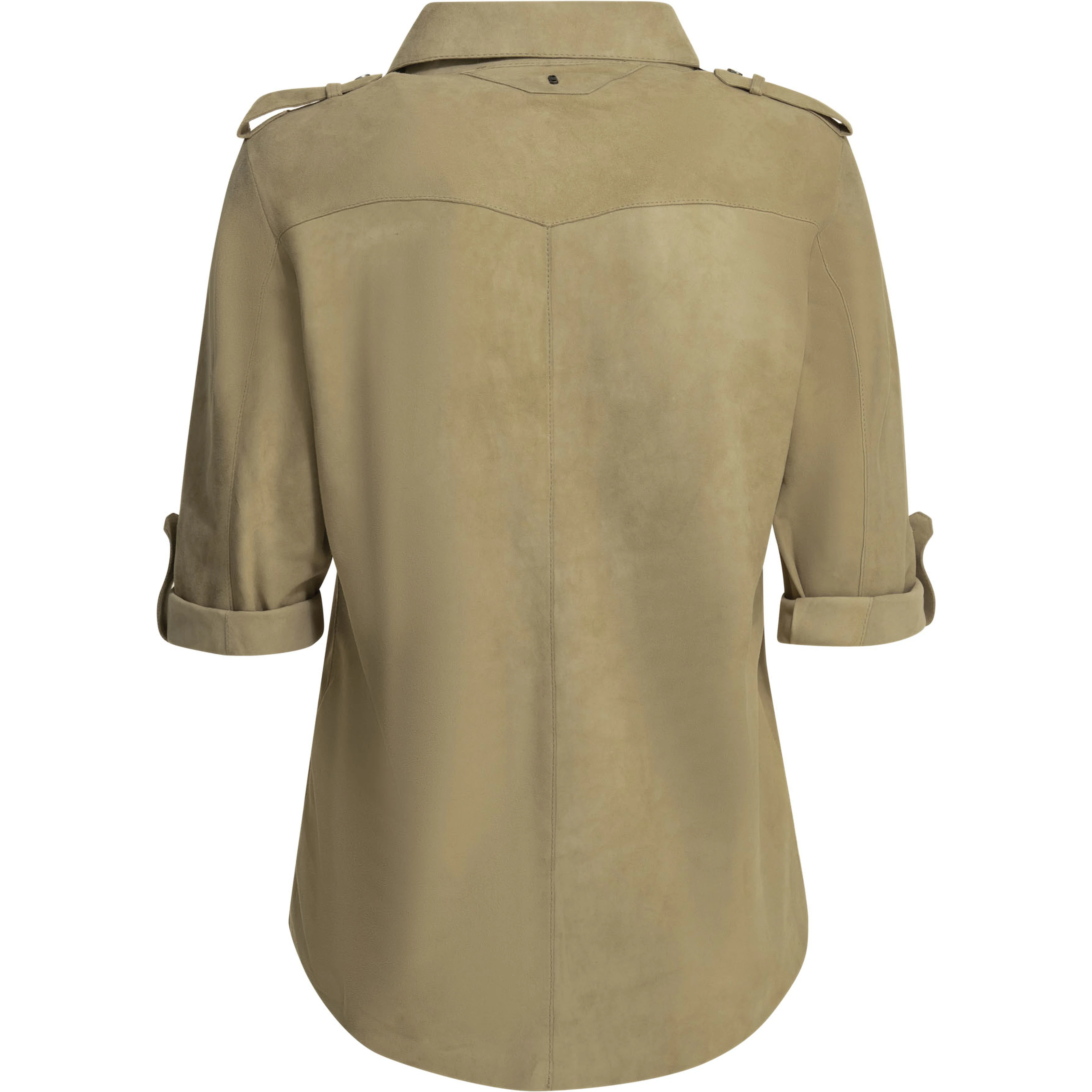 Casual suede shirt