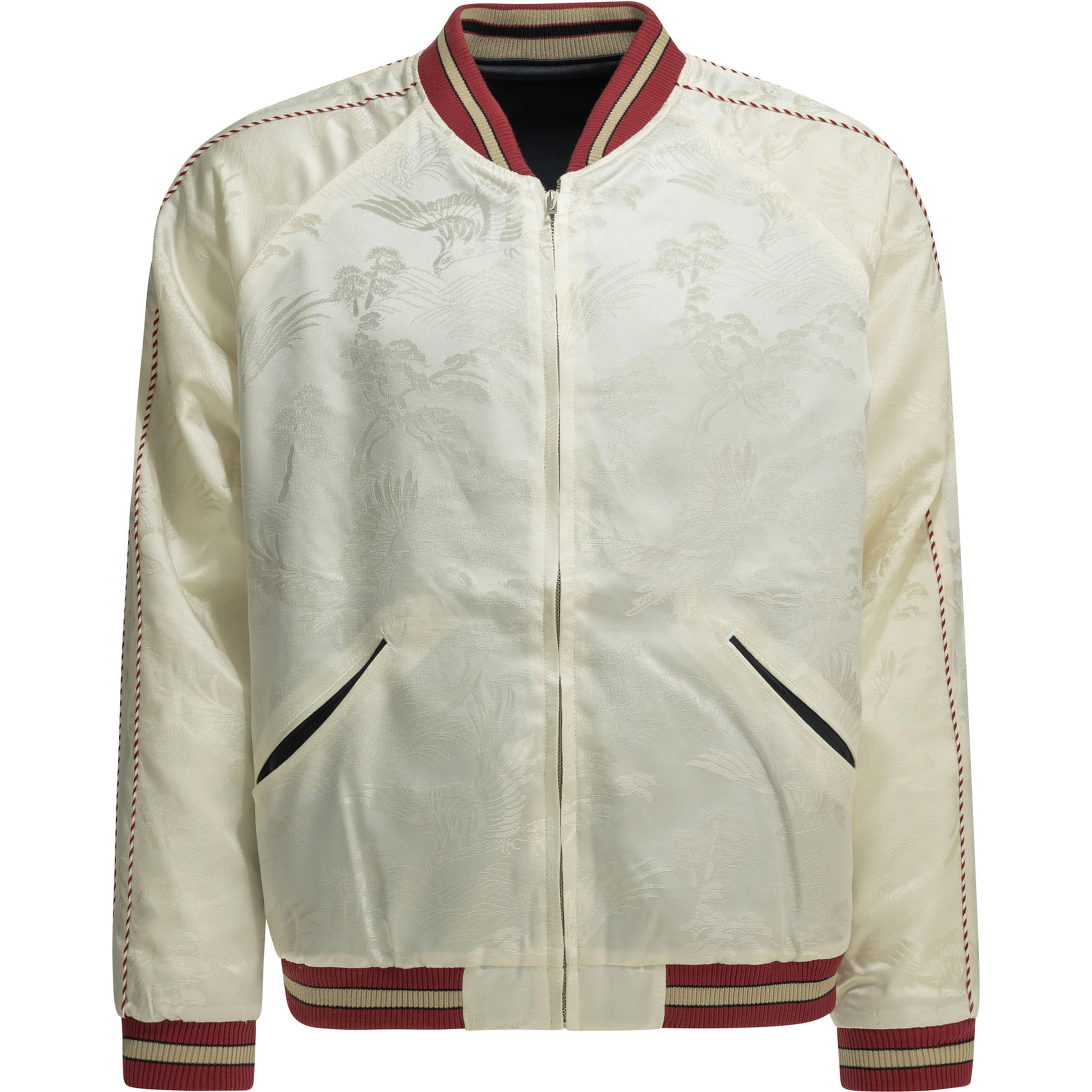 "Oriental" Reversible bomber jacket