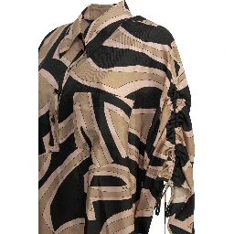 "Labirinto" short kaftan dress