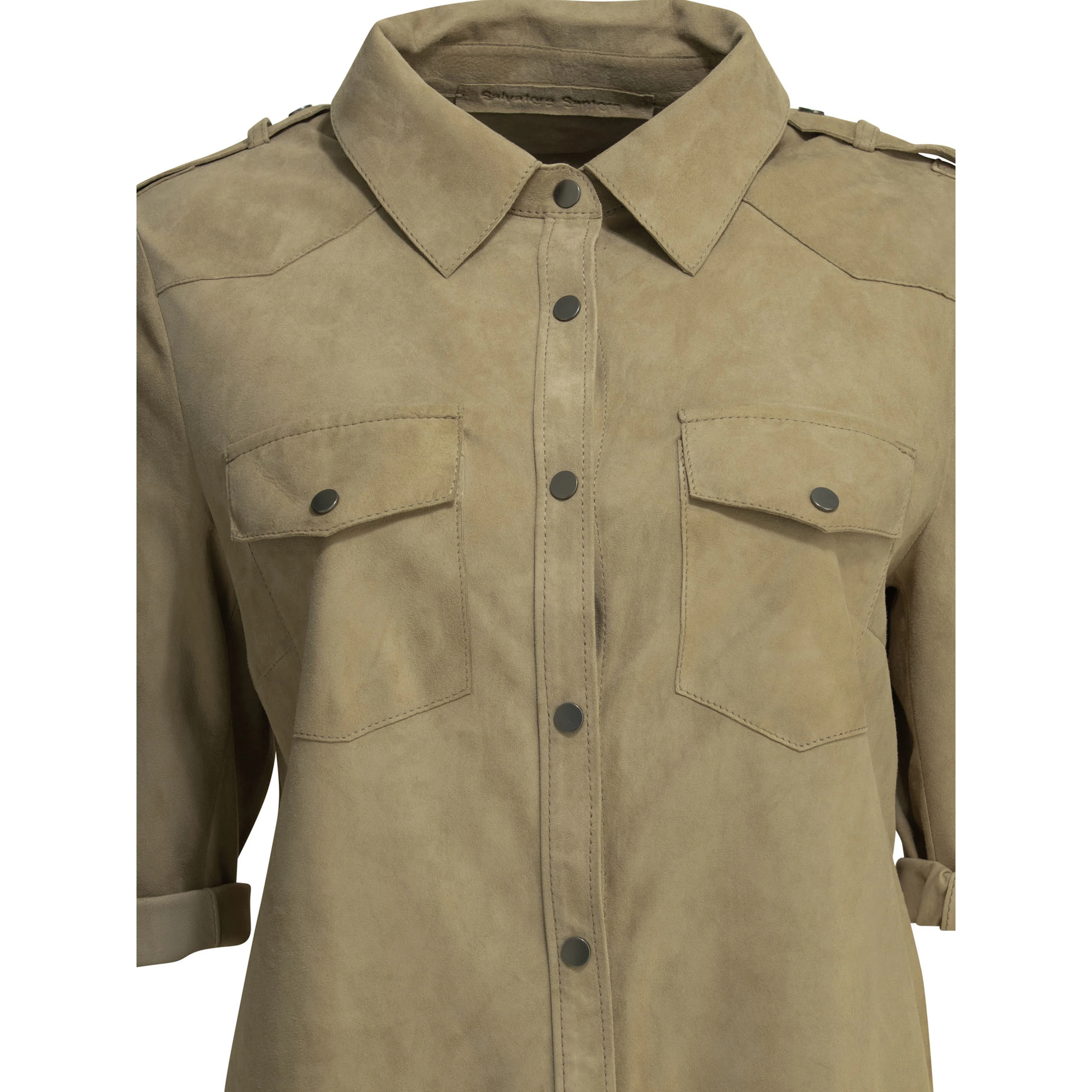Casual suede shirt