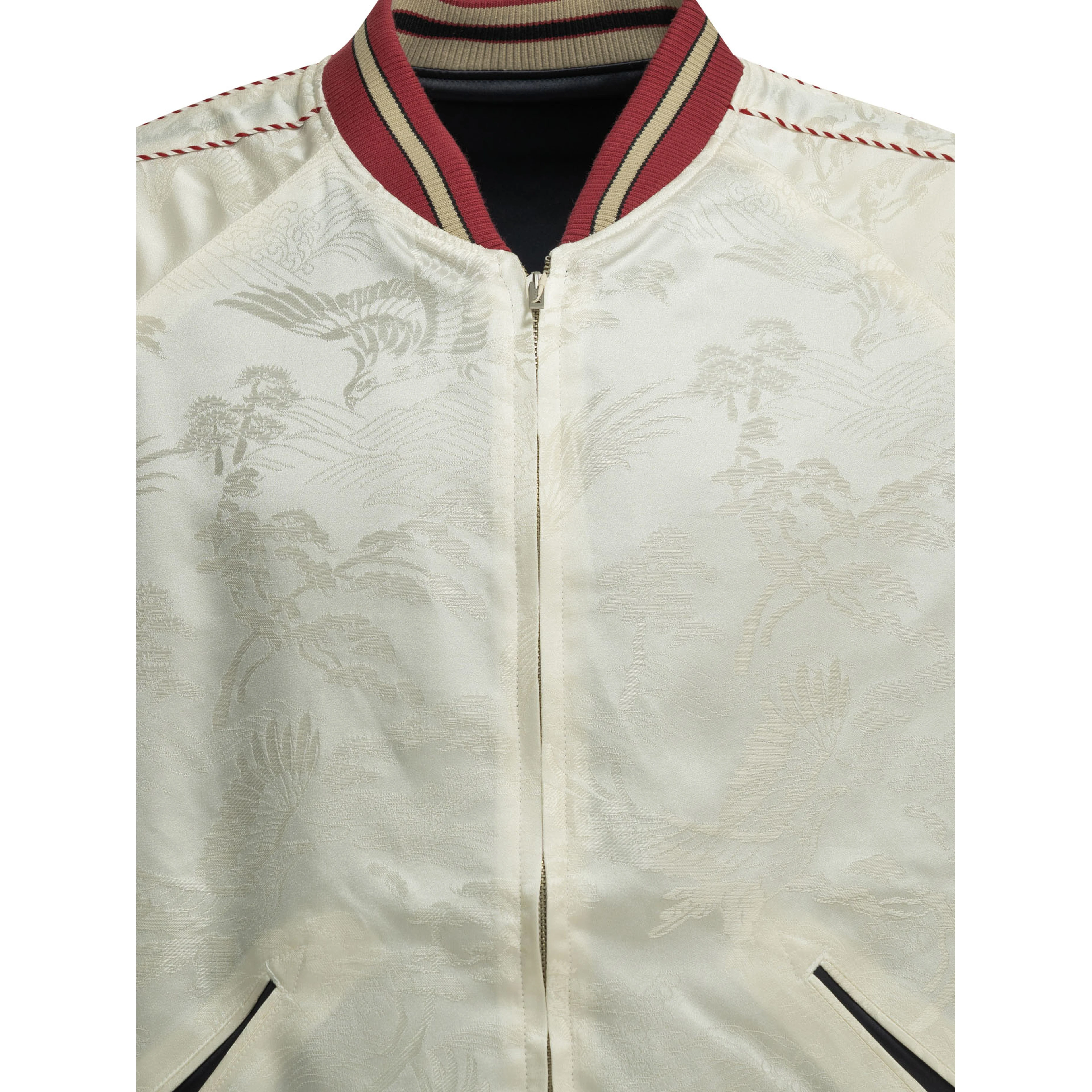 "Oriental" Reversible bomber jacket