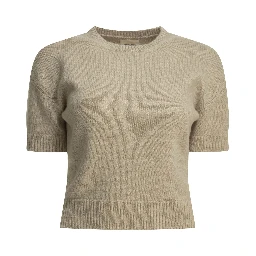 "Golden" crew-neck sweater