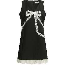 Short sheath dress with bow
