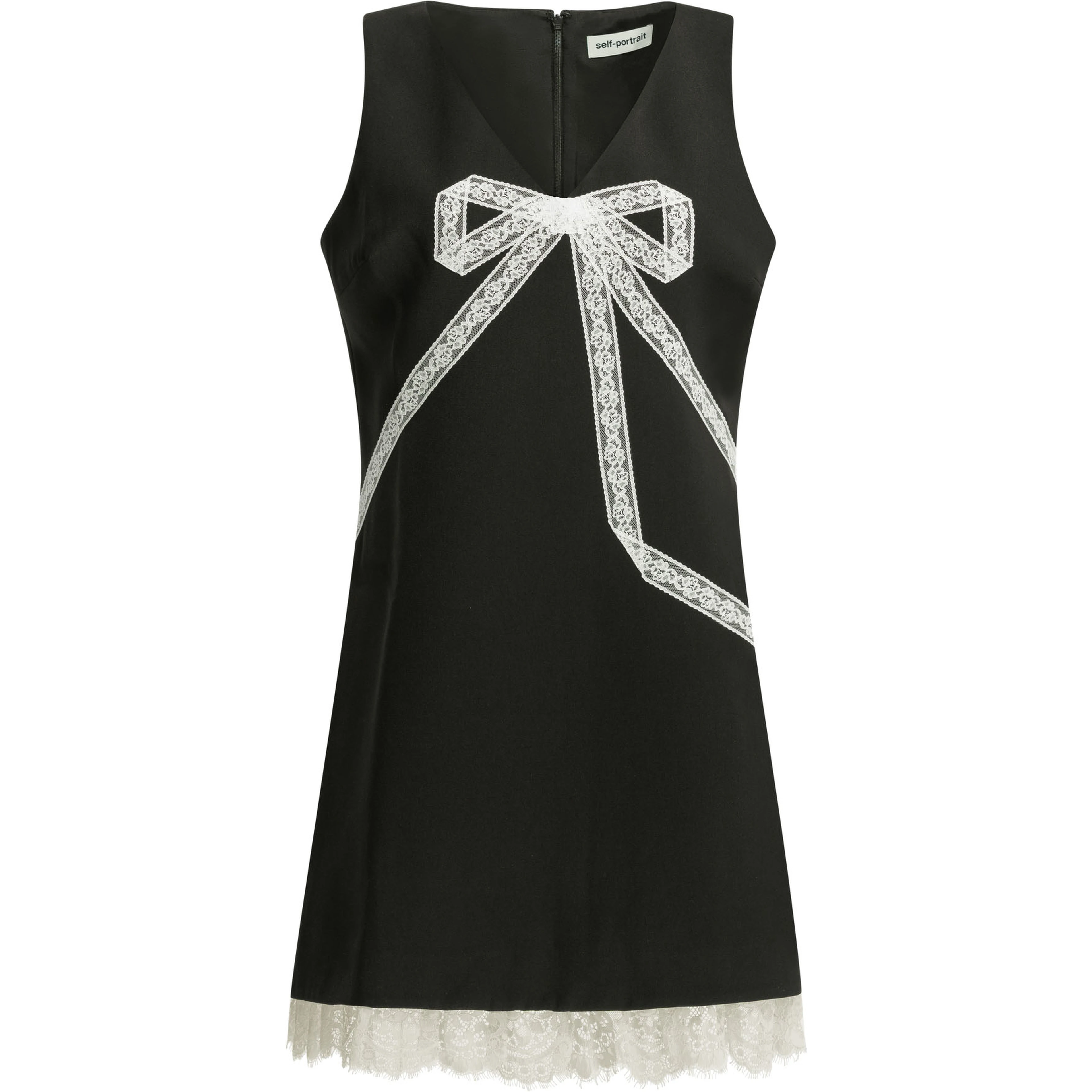 Short sheath dress with bow