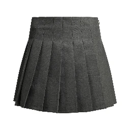 Pleated miniskirt