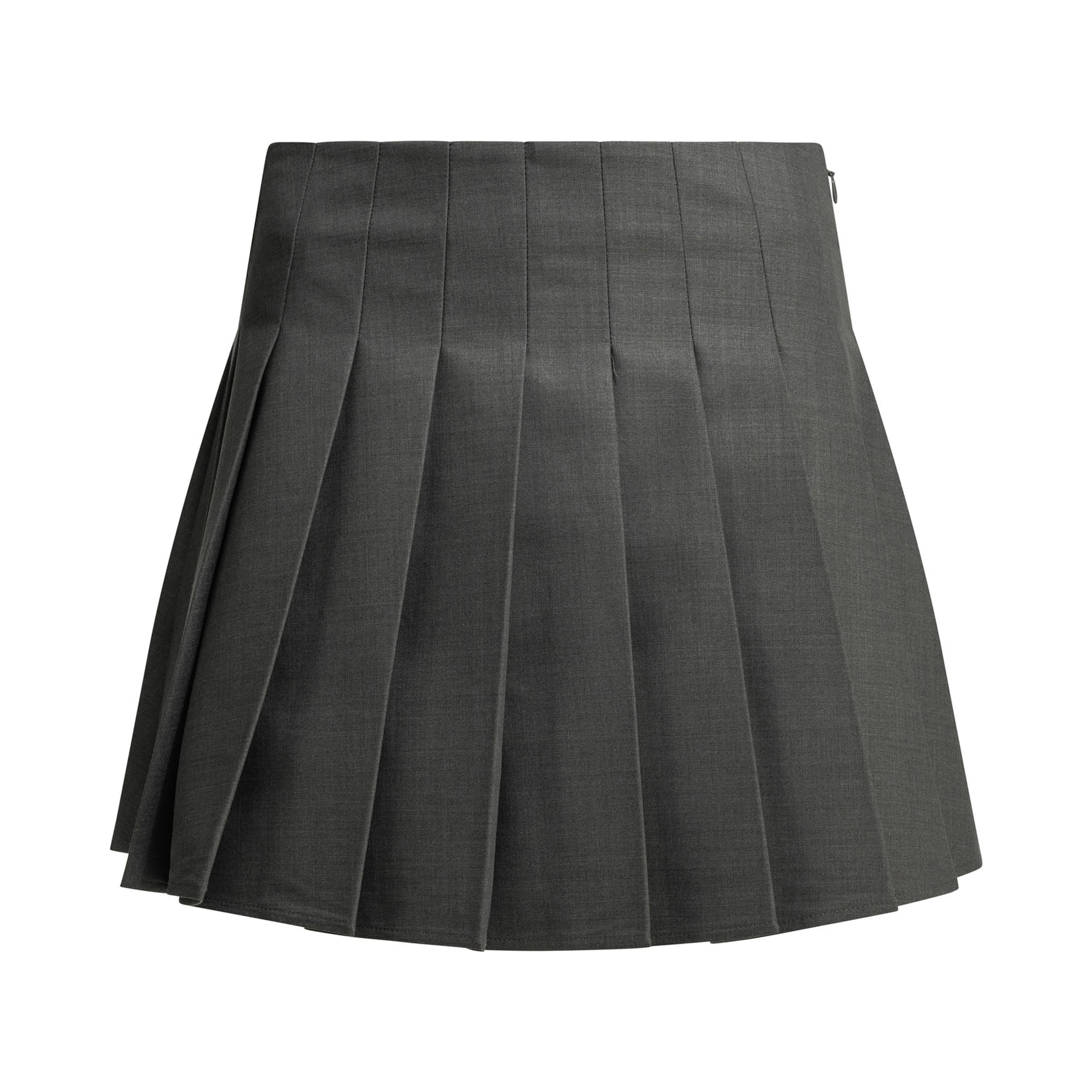 Pleated miniskirt