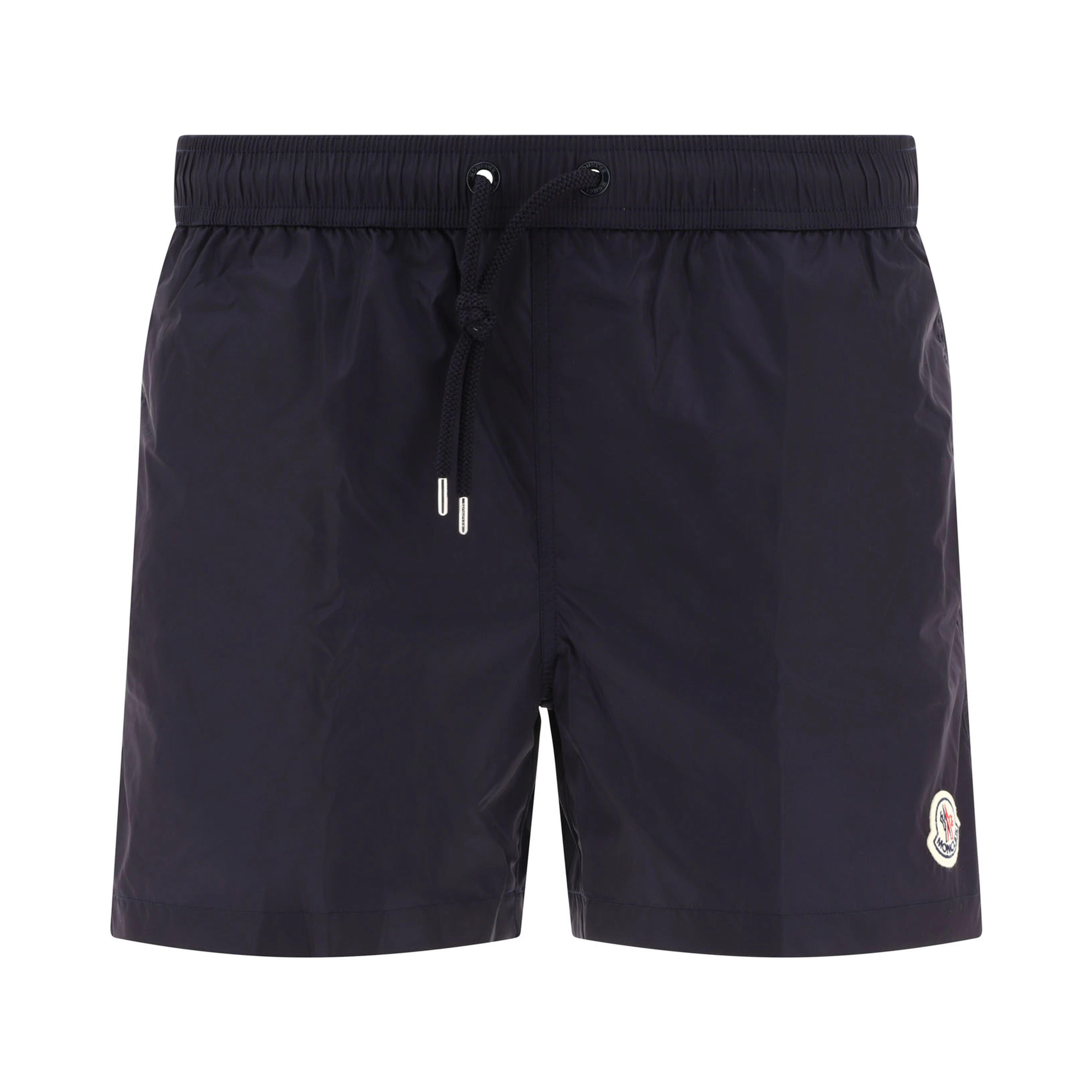 Swim shorts with logo patch