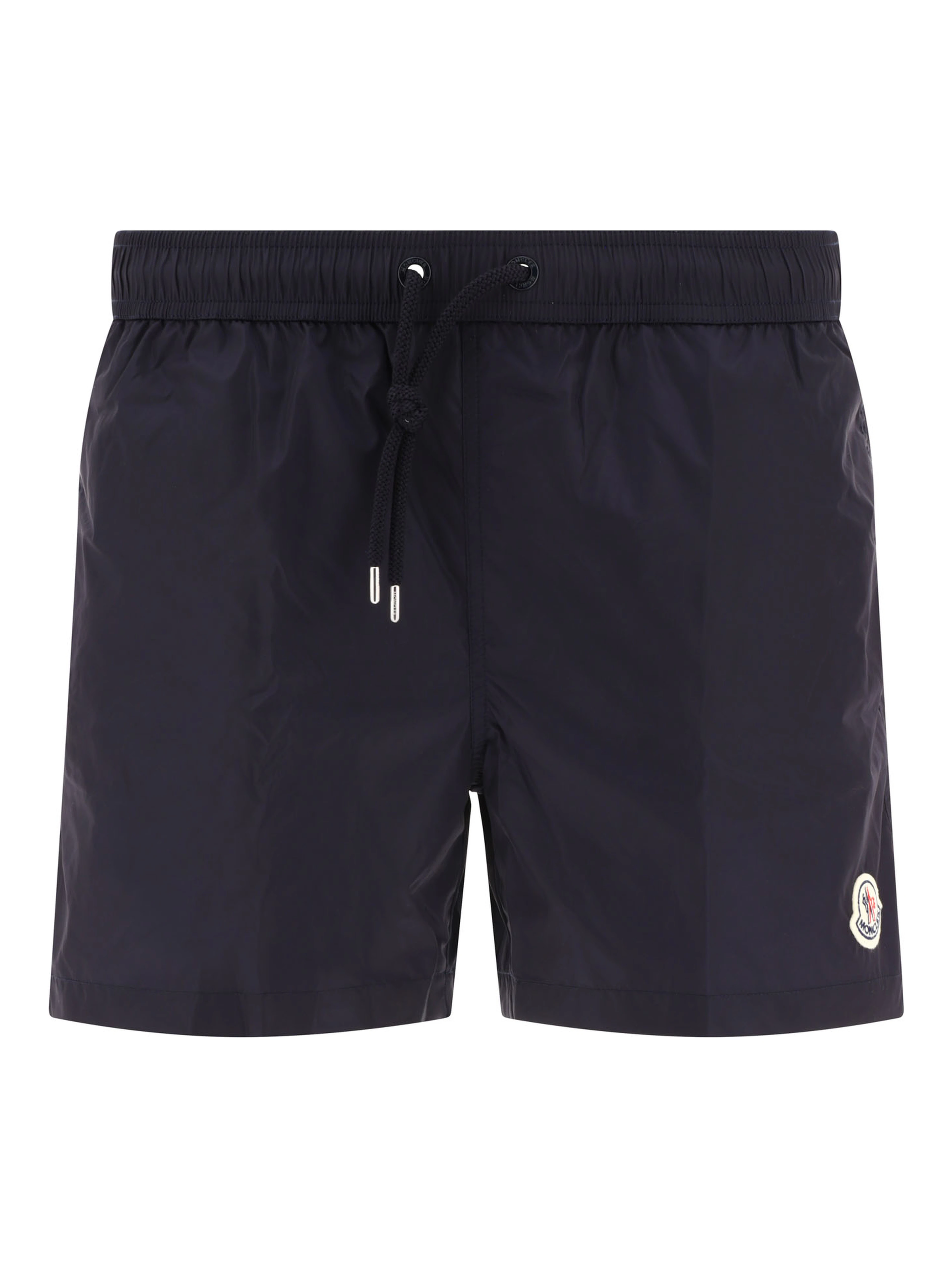 Swim shorts with logo patch