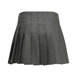 Pleated miniskirt