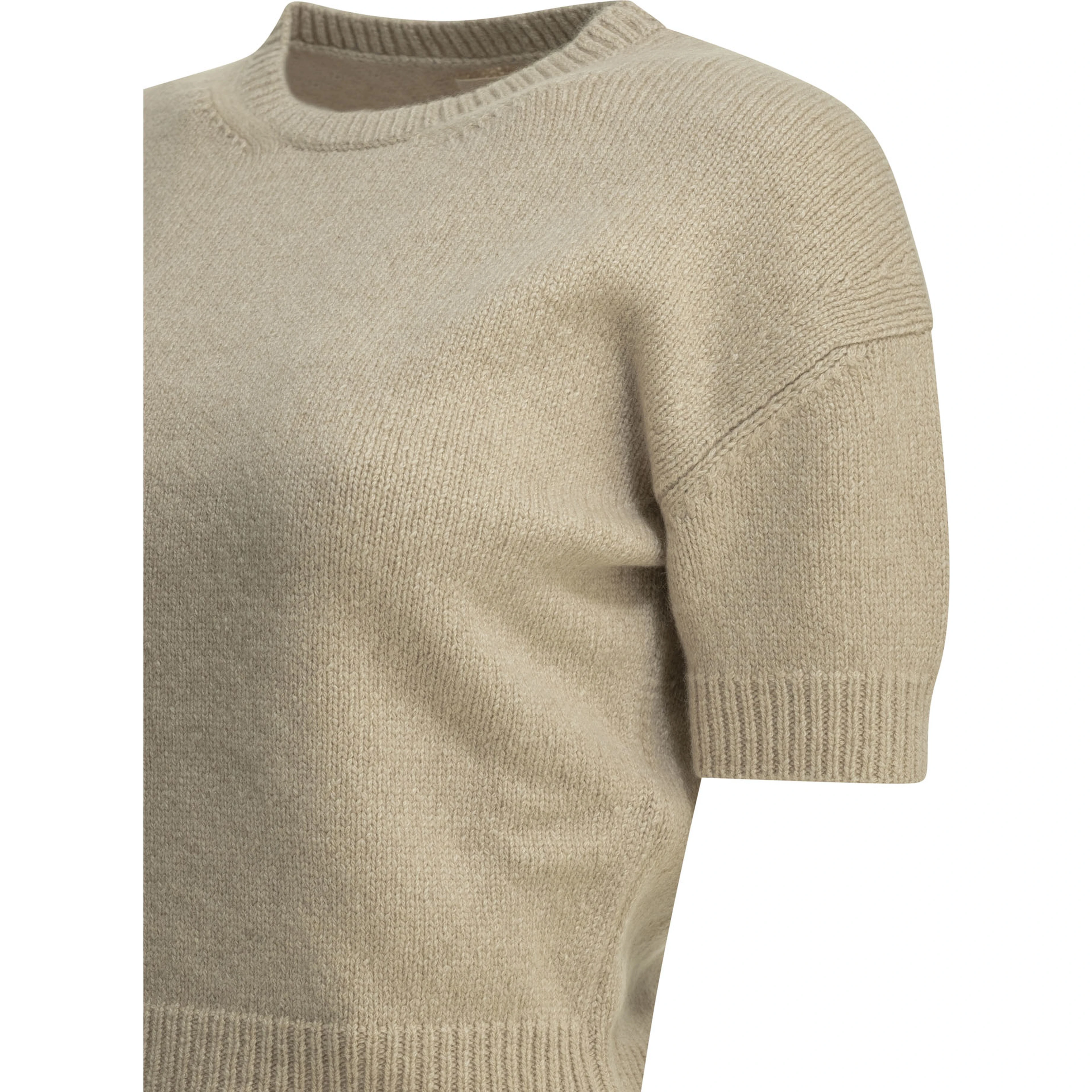 "Golden" crew-neck sweater