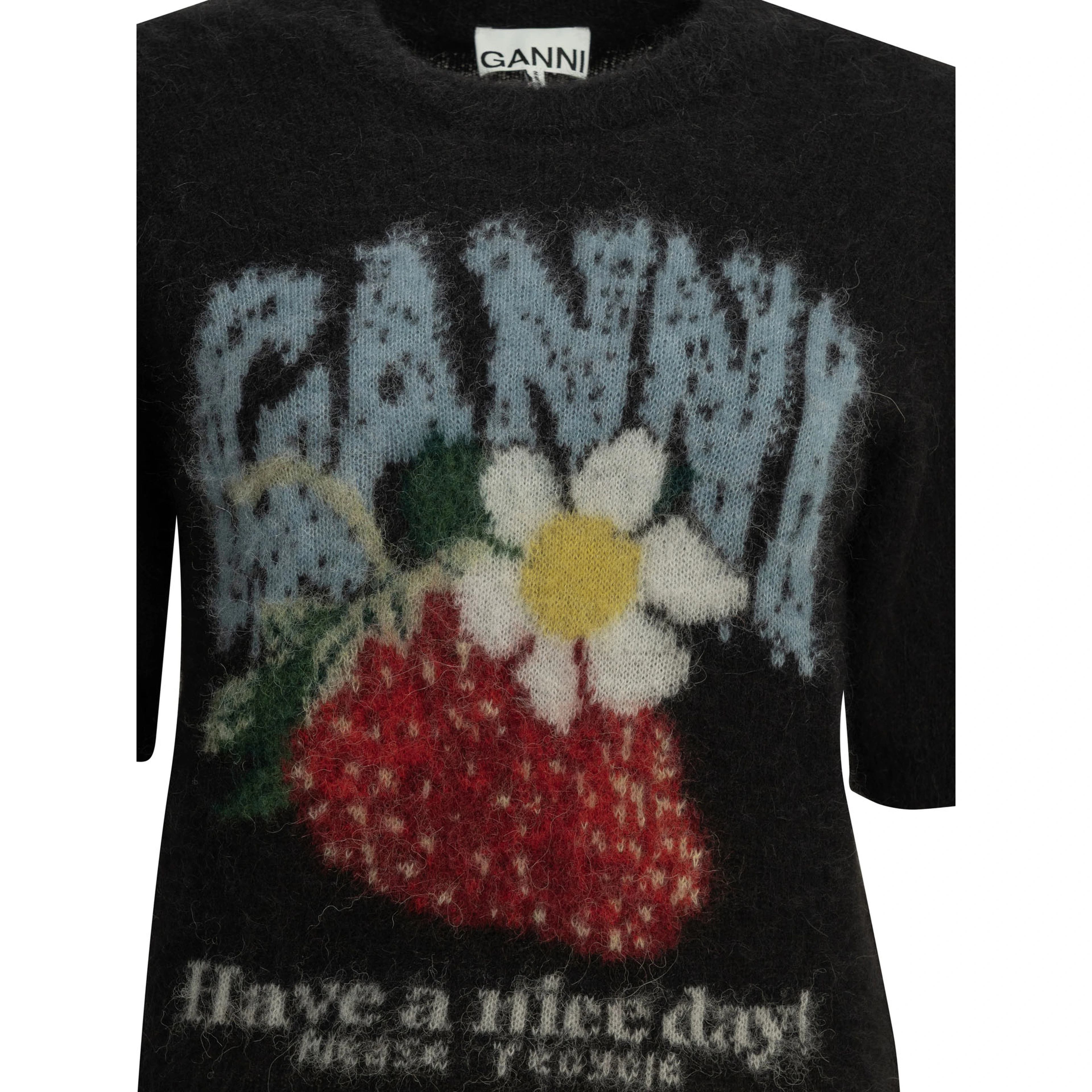 "Strawberry" Crew-neck sweater