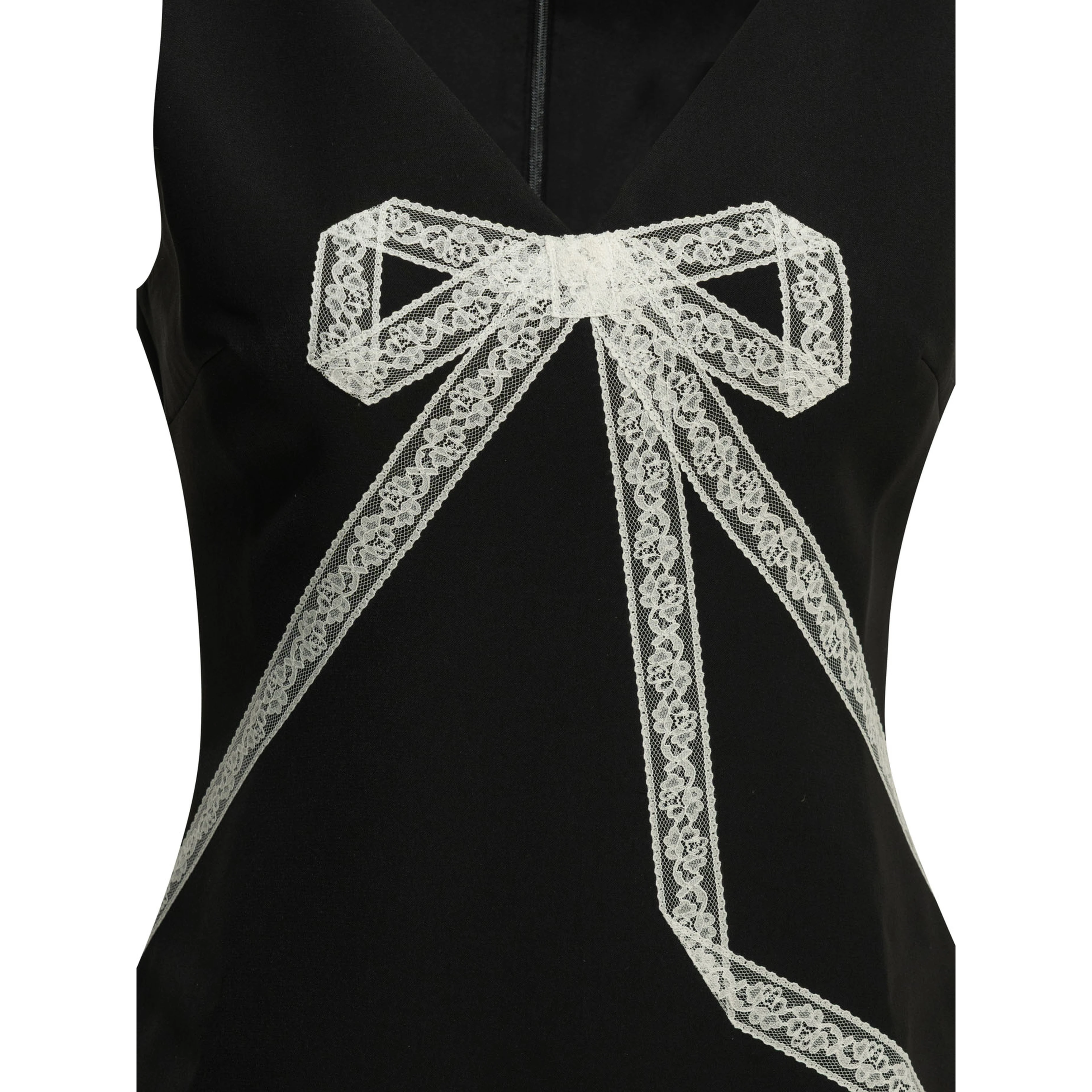 Short sheath dress with bow