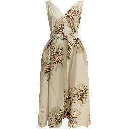"Bloom Print" Midi Dress
