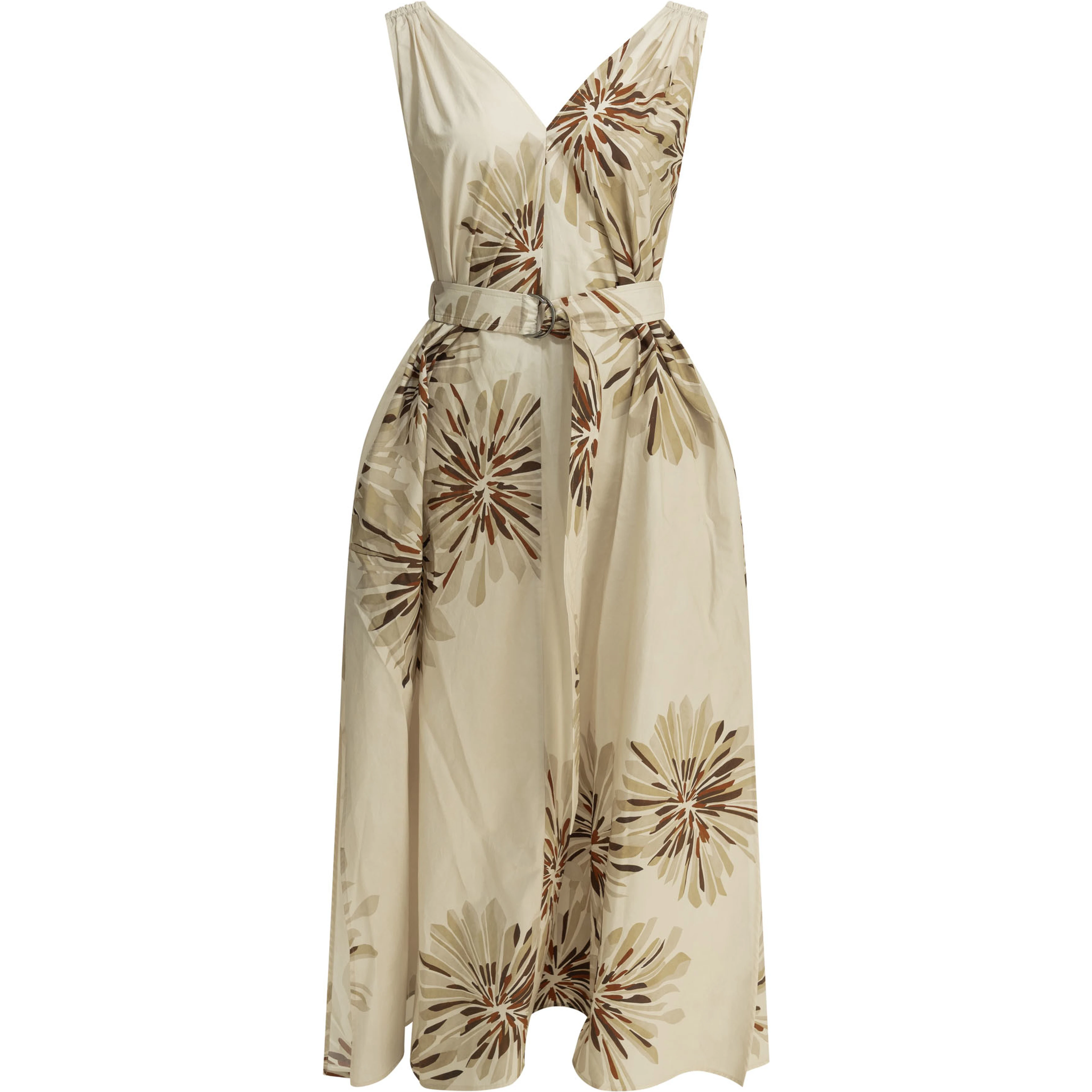 "Bloom Print" Midi Dress