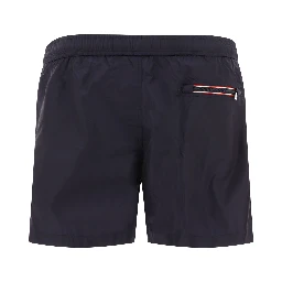 Swim shorts with logo patch