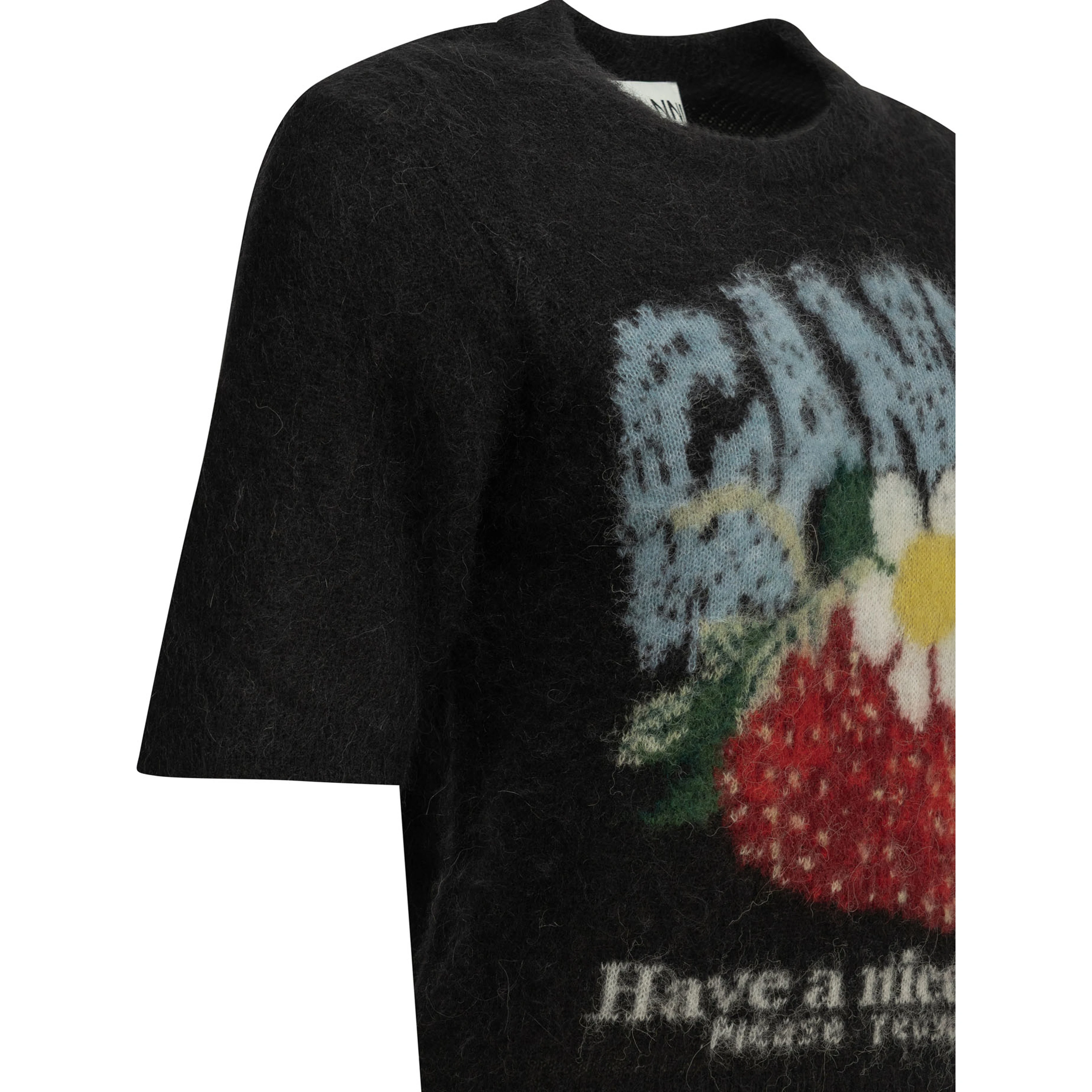 "Strawberry" Crew-neck sweater
