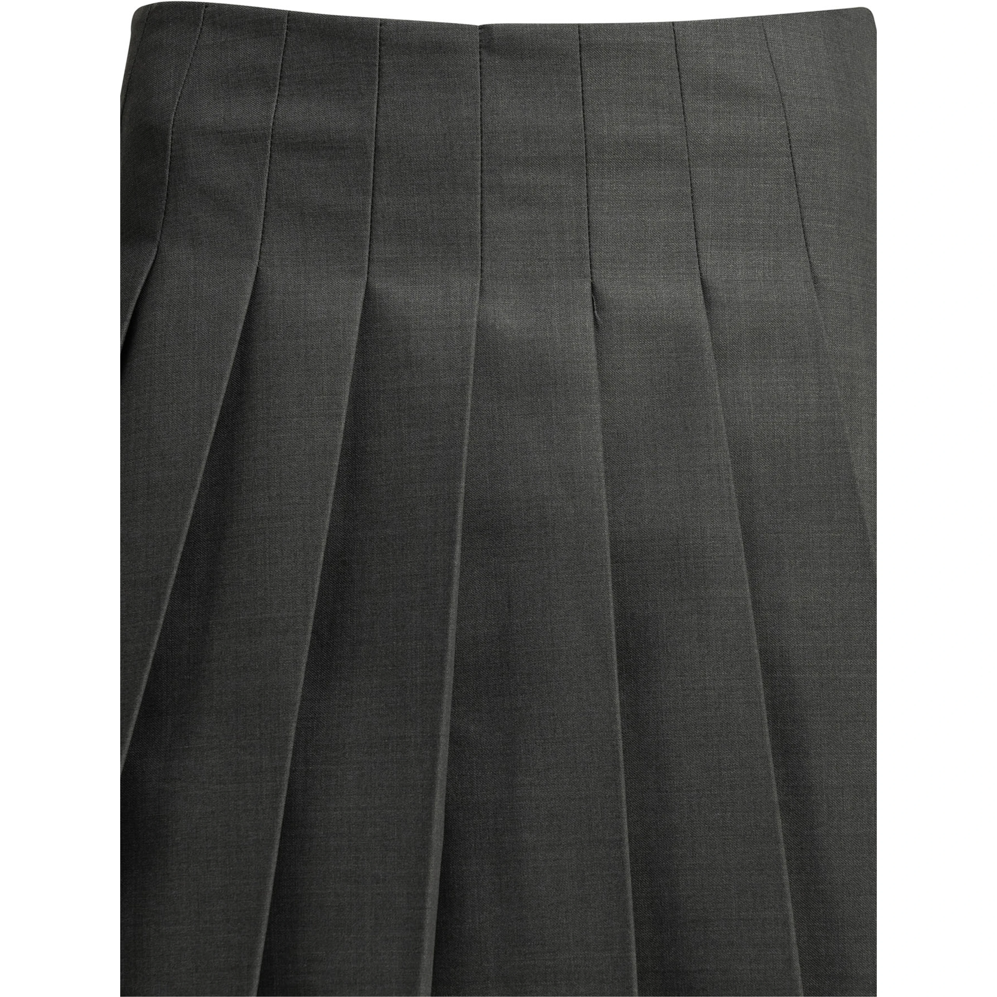 Pleated miniskirt