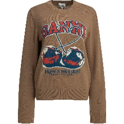 "Cherry" crewneck sweater