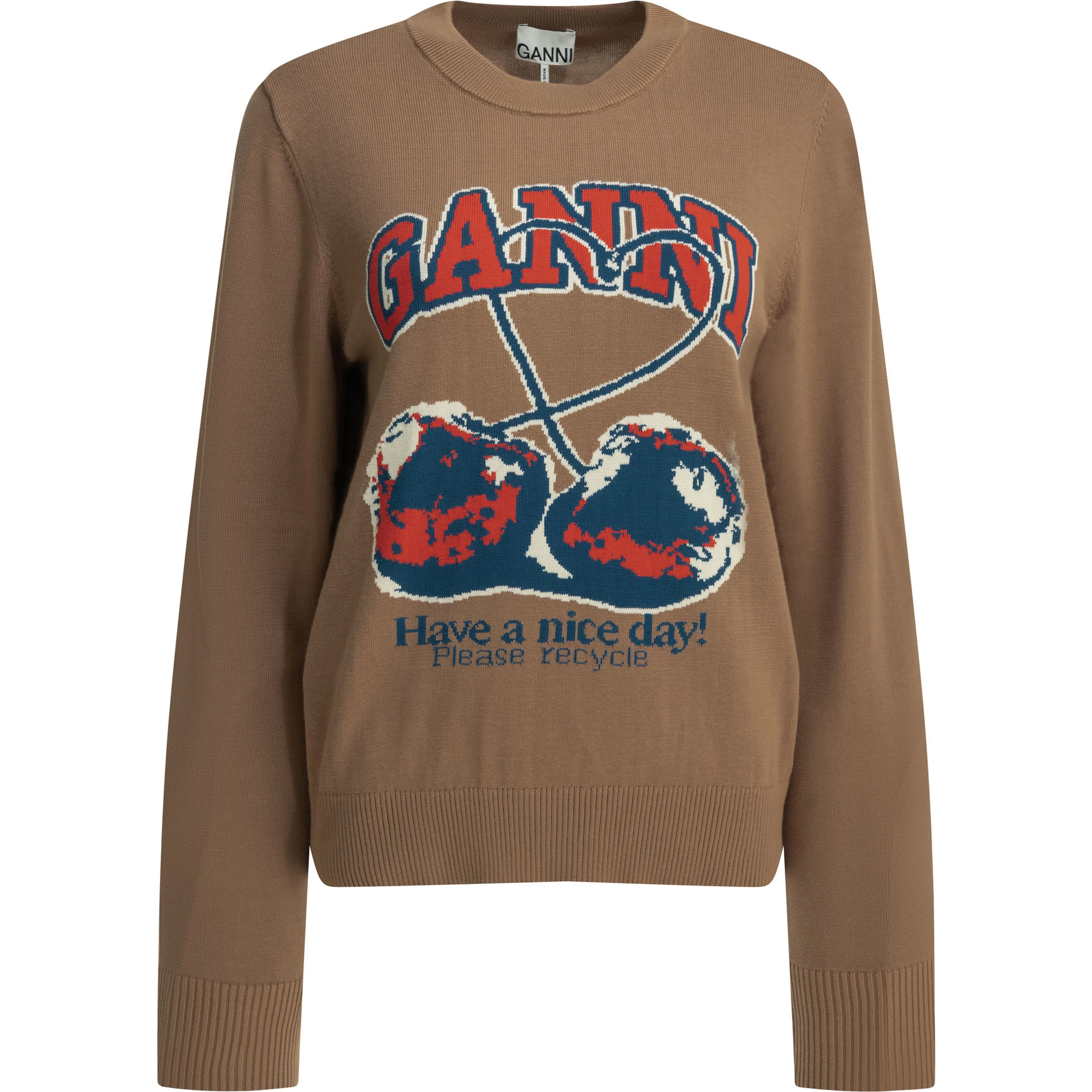 "Cherry" crewneck sweater