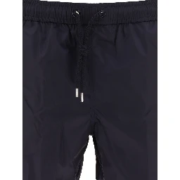 Swim shorts with logo patch
