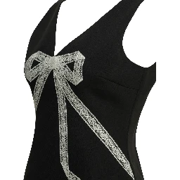 Short sheath dress with bow