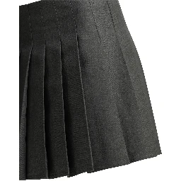 Pleated miniskirt
