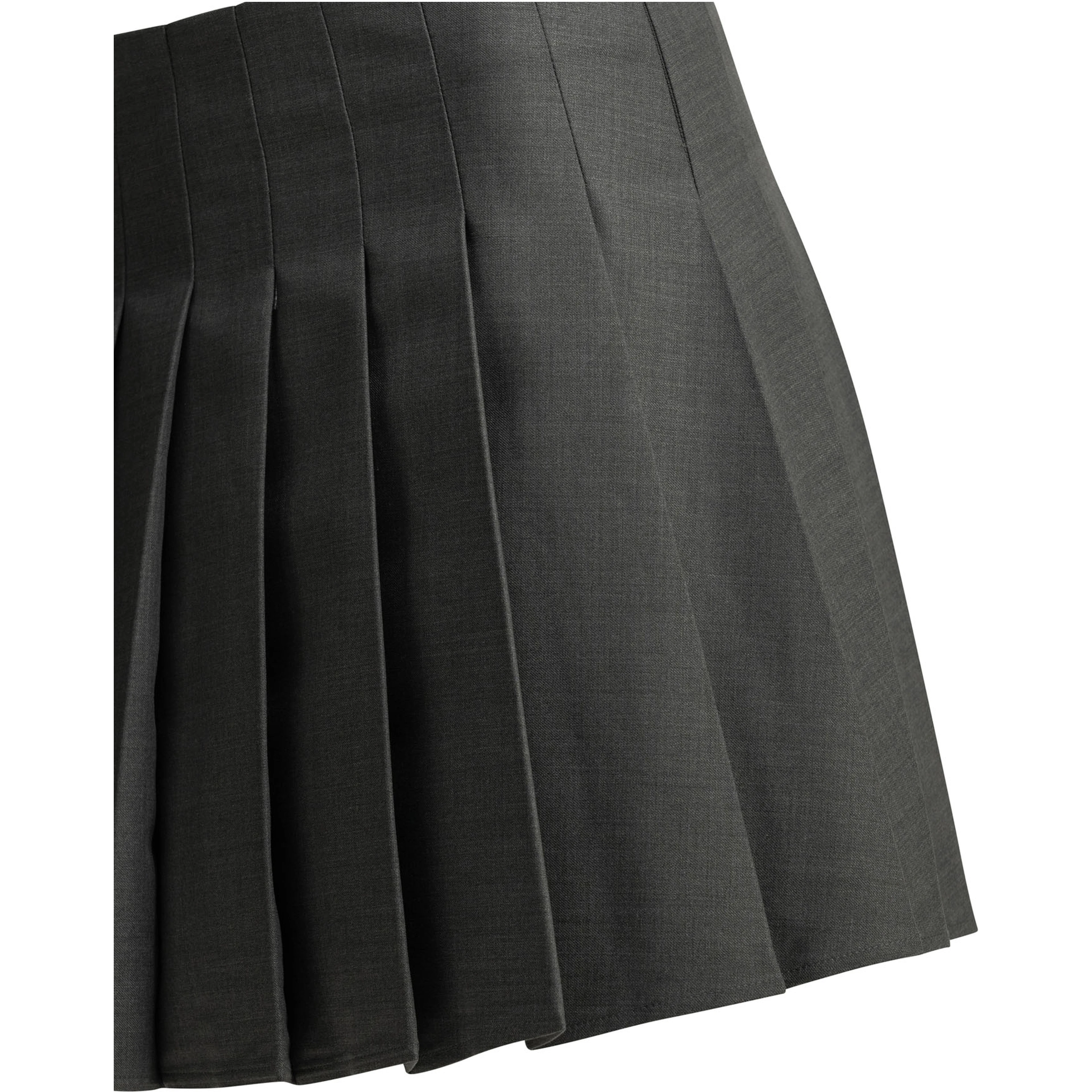 Pleated miniskirt