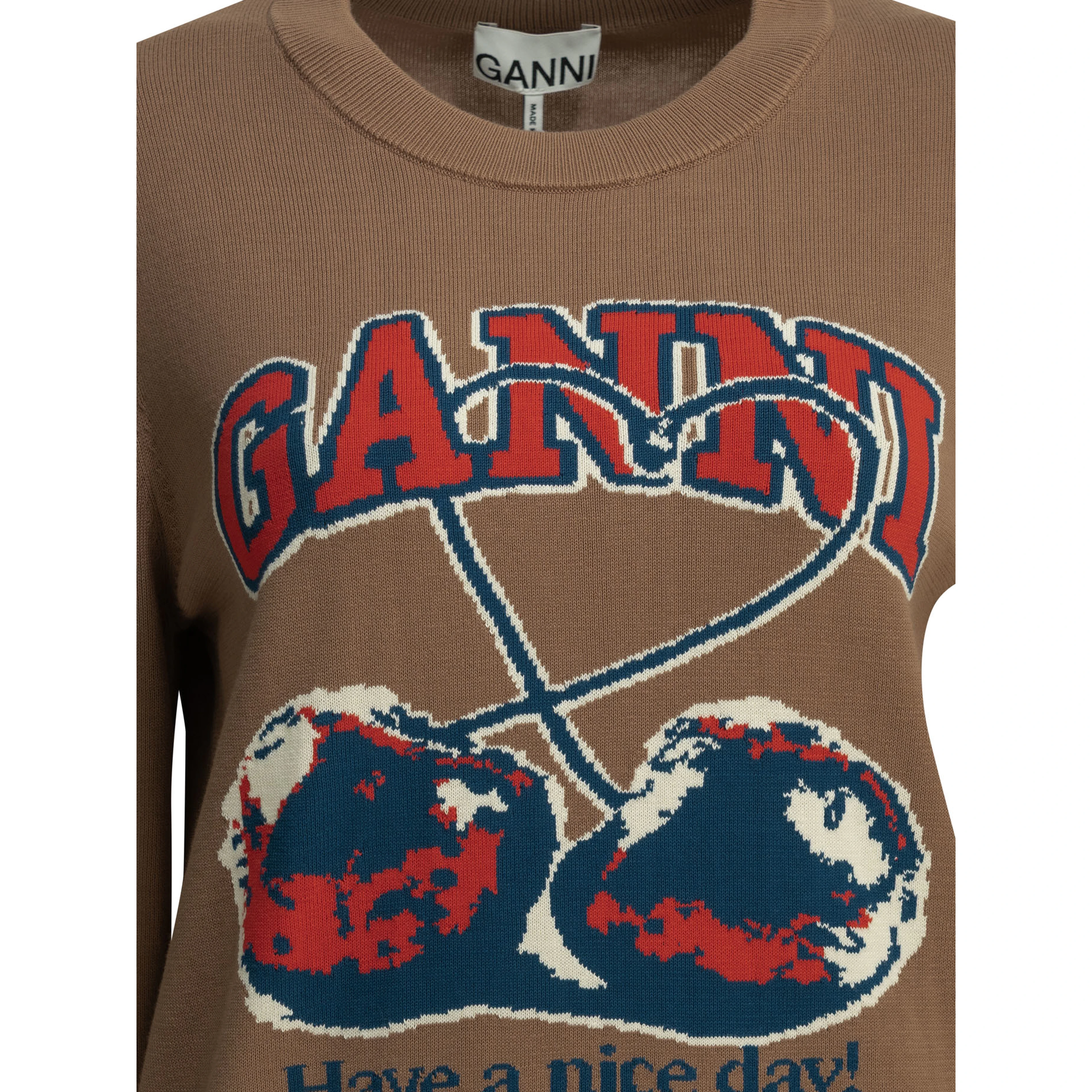 "Cherry" crewneck sweater