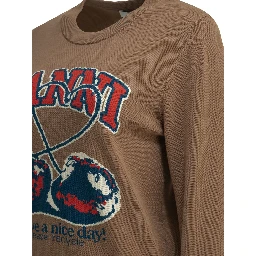 "Cherry" crewneck sweater