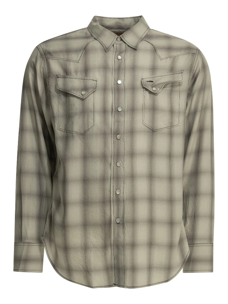 Casual plaid shirt