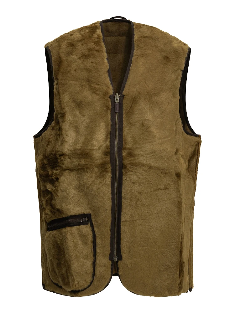 "Warm Pile" Sleeveless Jacket