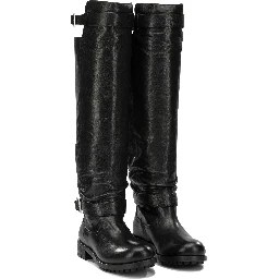 "Biker" Knee-High Boots