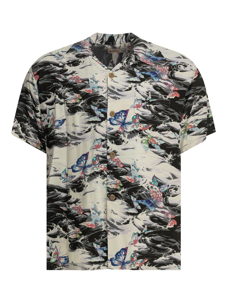 "Butterfly Splash" Casual Shirt