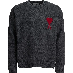 "Ami de Coeur" Crew-Neck Sweater