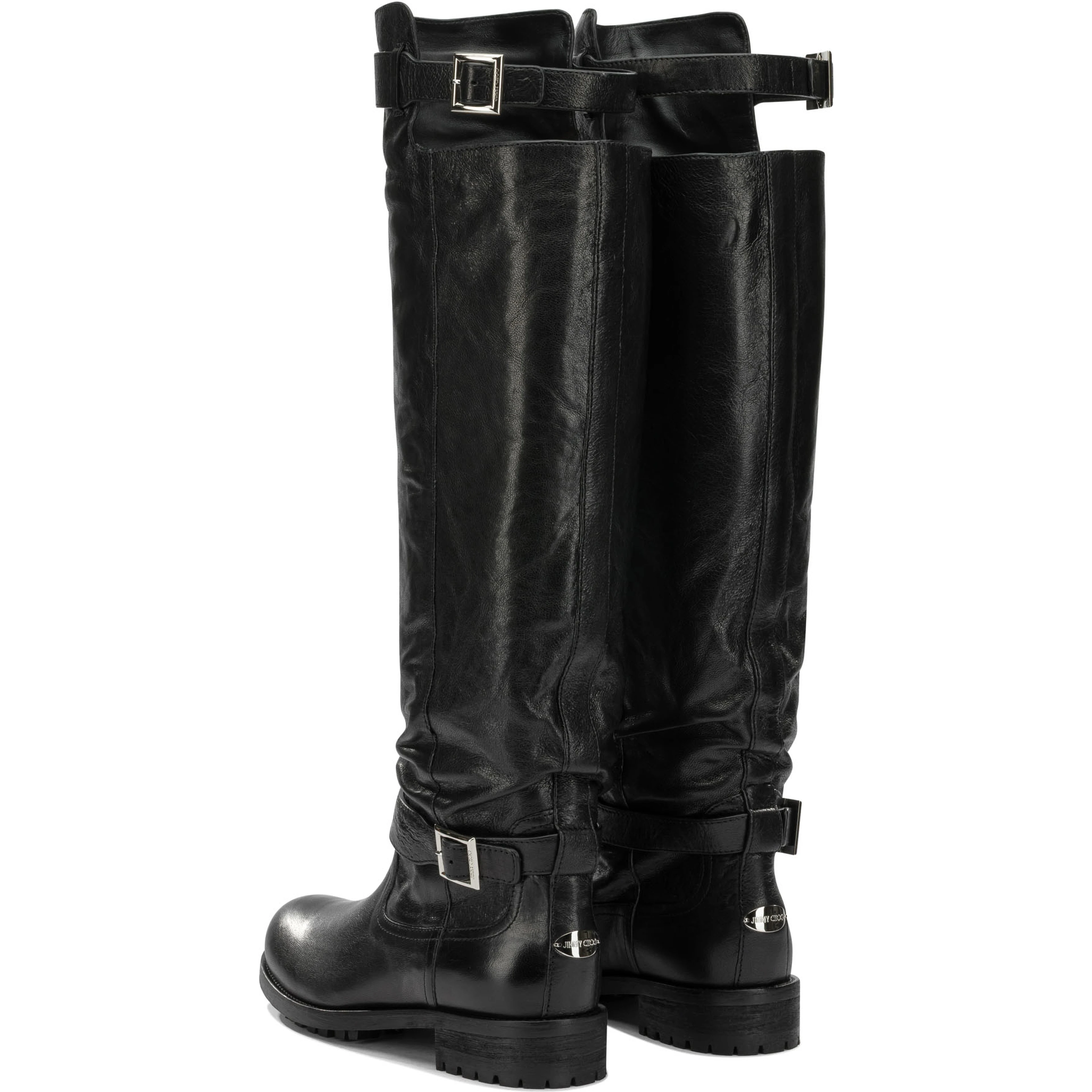 "Biker" Knee-High Boots