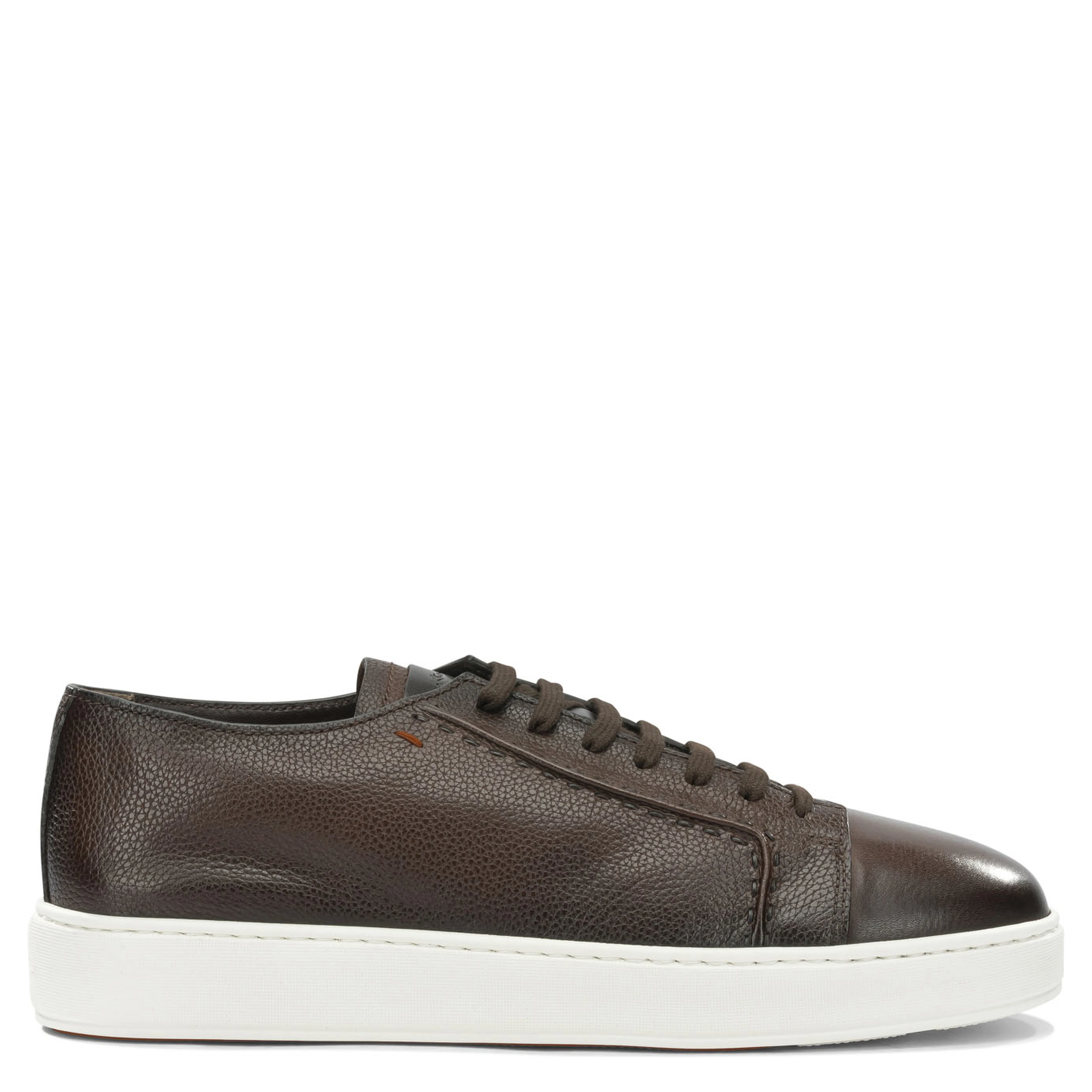 Low-top leather sneakers