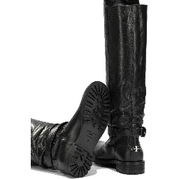 "Biker" Knee-High Boots