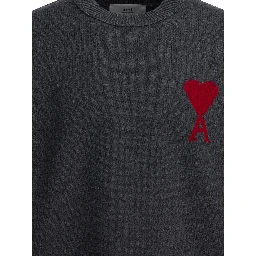 "Ami de Coeur" Crew-Neck Sweater