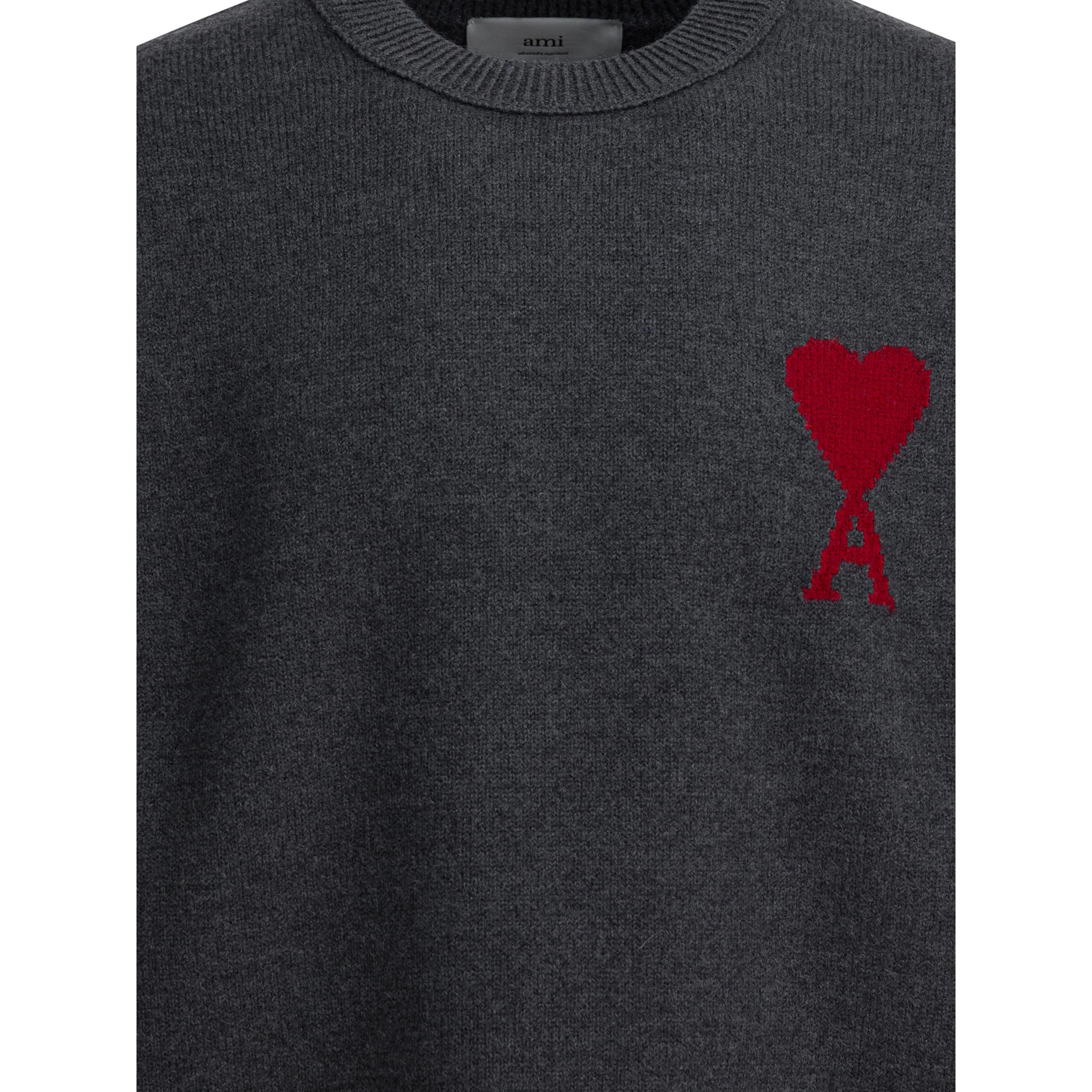 "Ami de Coeur" Crew-Neck Sweater