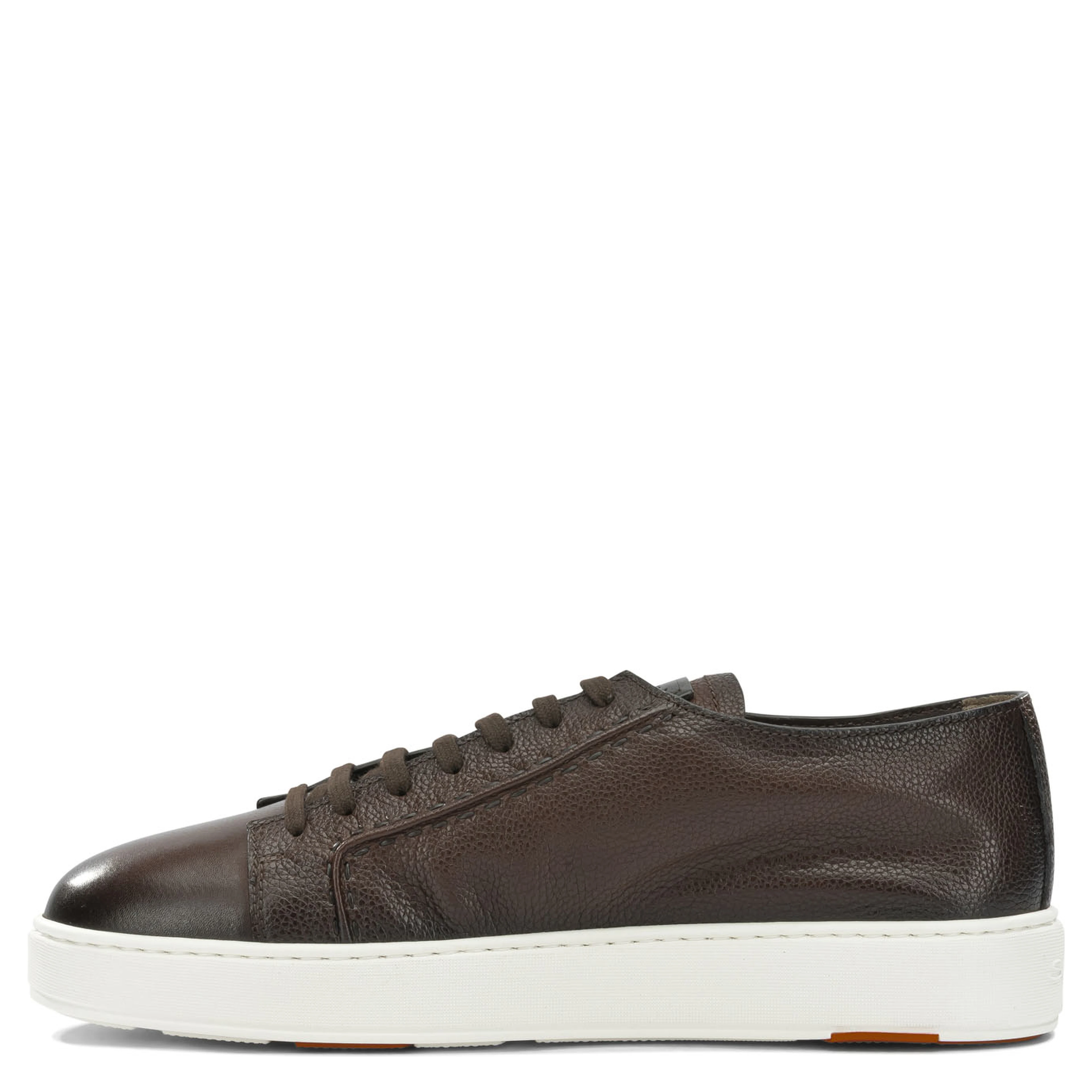 Low-top leather sneakers