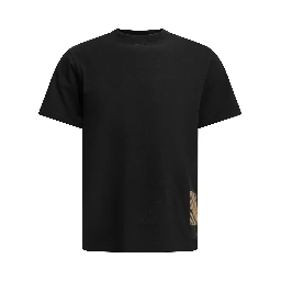 Crewneck T-shirt with appliqué
