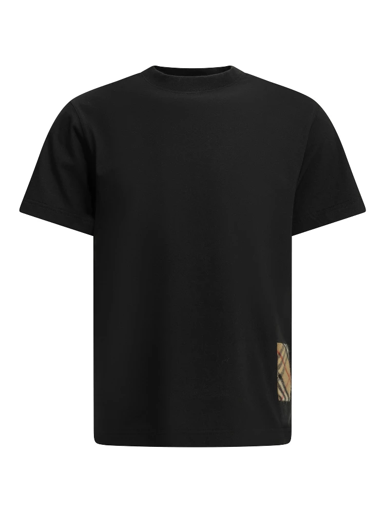 Crewneck T-shirt with appliqué