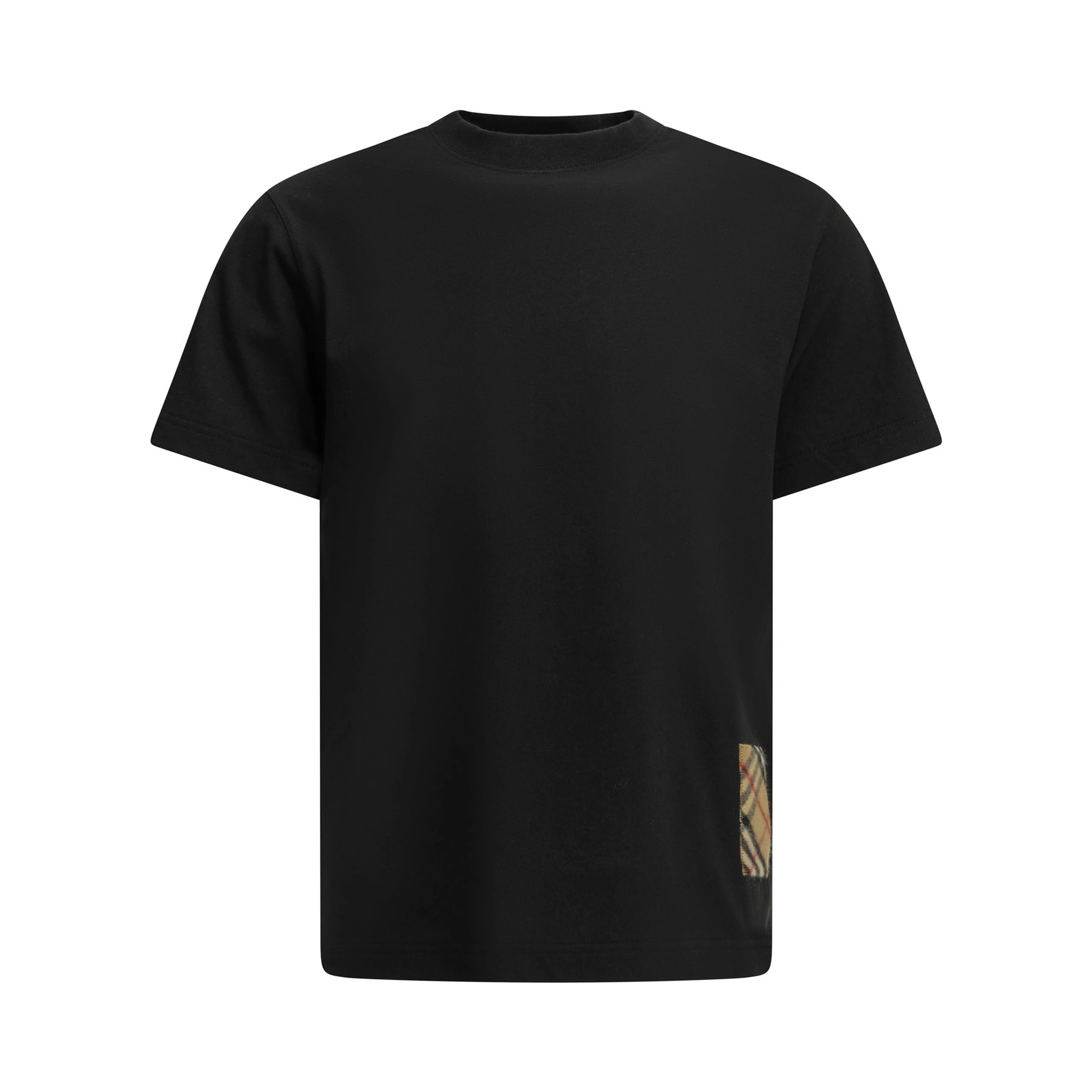 Crewneck T-shirt with appliqué