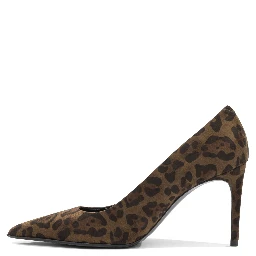 80mm suede pumps