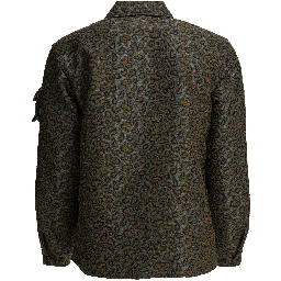 Cotton blend overshirt jacket
