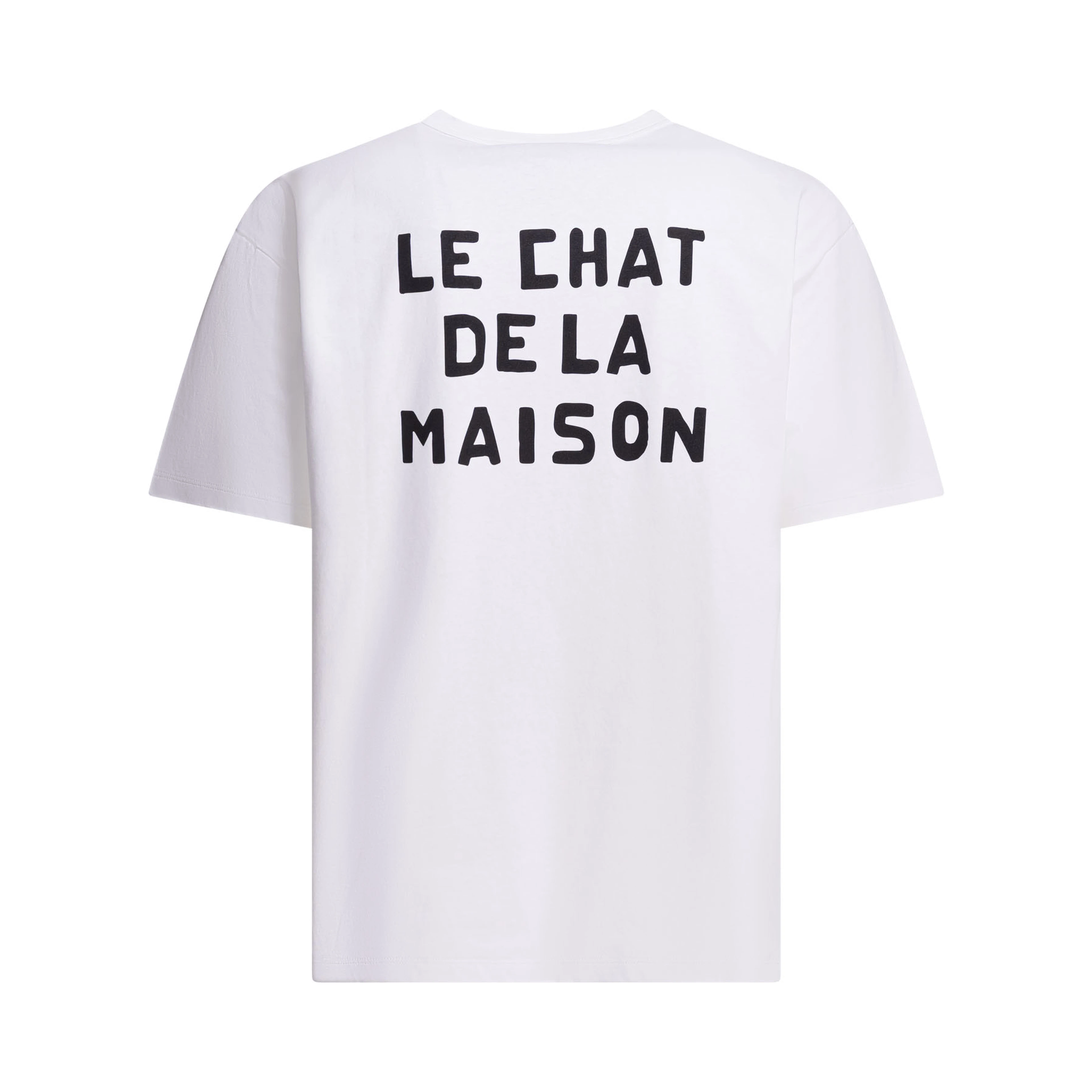 "Le Chat De La Maison" crew-neck T-shirt